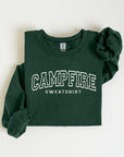 Campfire Sweatshirt Graphic Fleece Sweatshirts