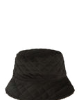 Quilted Velvet and Fur Reversible Bucket Hat