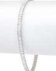 Dainty Baguette CZ Tennis Bracelet