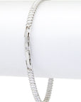 Dainty Baguette CZ Tennis Bracelet