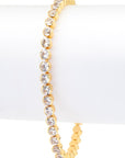 Cubic Zirconia Round Tennis Bracelet