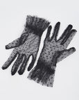 Polkadot Ruffle Lace Gloves