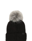 Jewel Knit Cuffed Pom Beanie