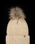 Jewel Knit Cuffed Pom Beanie