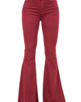 GJG Denim Bell Bottom Jean in Wine