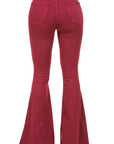 GJG Denim Bell Bottom Jean in Wine