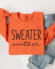 Sweater Weather Graphic Fleece Sweatshirts