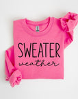 Sweater Weather Graphic Fleece Sweatshirts