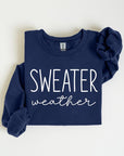 Sweater Weather Graphic Fleece Sweatshirts