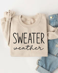 Sweater Weather Graphic Fleece Sweatshirts