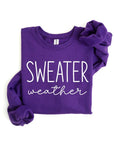 Sweater Weather Graphic Fleece Sweatshirts