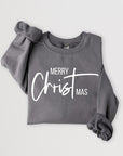 Merry Christmas Graphic Fleece Sweatshirts