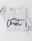 Merry Christmas Graphic Fleece Sweatshirts