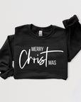 Merry Christmas Graphic Fleece Sweatshirts