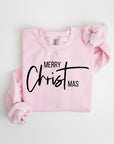 Merry Christmas Graphic Fleece Sweatshirts