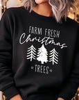 Farm Fresh Christmas Trees Fleece Sweatshirts