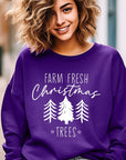 Farm Fresh Christmas Trees Fleece Sweatshirts