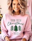 Farm Fresh Christmas Trees Fleece Sweatshirts