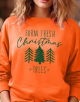 Farm Fresh Christmas Trees Fleece Sweatshirts