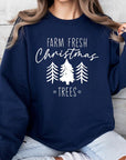 Farm Fresh Christmas Trees Fleece Sweatshirts