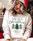 Farm Fresh Christmas Trees Fleece Sweatshirts