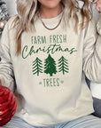 Farm Fresh Christmas Trees Fleece Sweatshirts