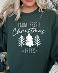 Farm Fresh Christmas Trees Fleece Sweatshirts