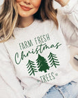 Farm Fresh Christmas Trees Fleece Sweatshirts