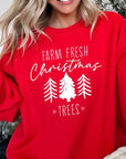 Farm Fresh Christmas Trees Fleece Sweatshirts