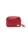 Cozy Rosy Bundle Crossbody Bag in Red with 2 Straps