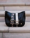 Marissa Black Botanical 4 Strap Bag Bundle