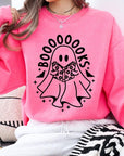 Cute Ghost Book Lover Graphic Fleece Sweatshirts