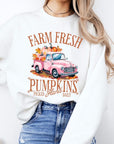 Farm Fresh Pumpkins Truck Fleece Sweatshirts