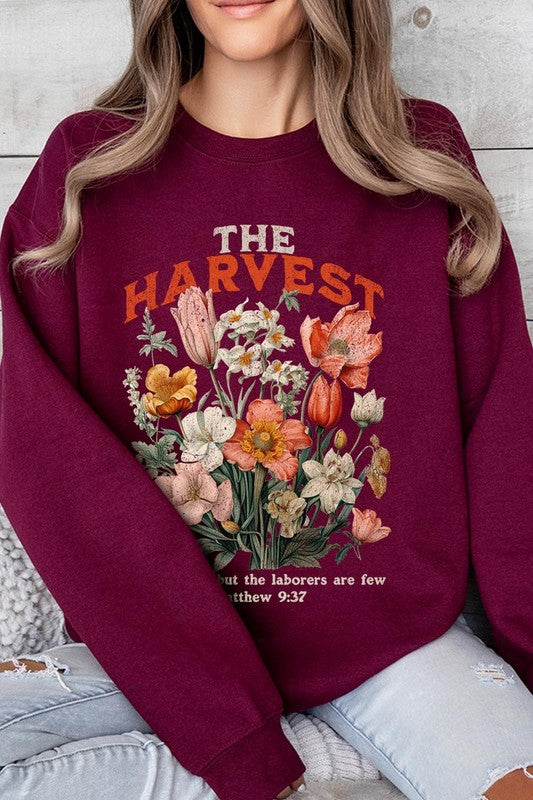 The Harvest Christian Graphic Fleece Sweatshirts