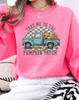 Take Me To The Pumpkin Patch Fleece Sweatshirts