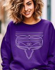 Western Boot Stitch Graphic Fleece Sweatshirts