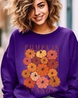 Pumpkin Season Boho Graphic Fleece Sweatshirts