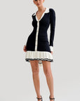 Women's Fashion Mini Sweater Dress by Claude