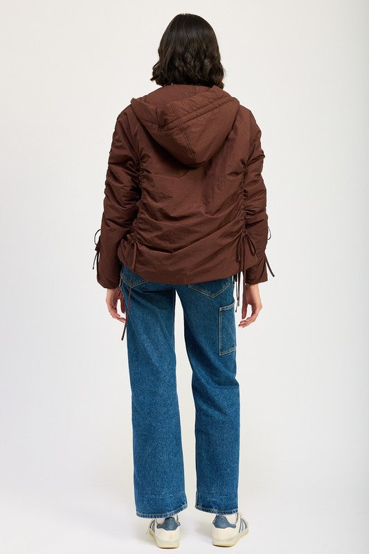 Emory Park Ruched Puff Jacket