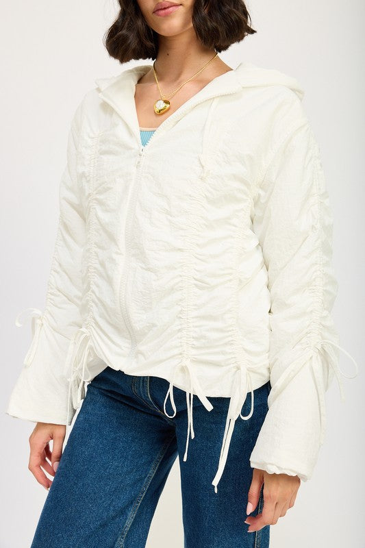 Emory Park Ruched Puff Jacket