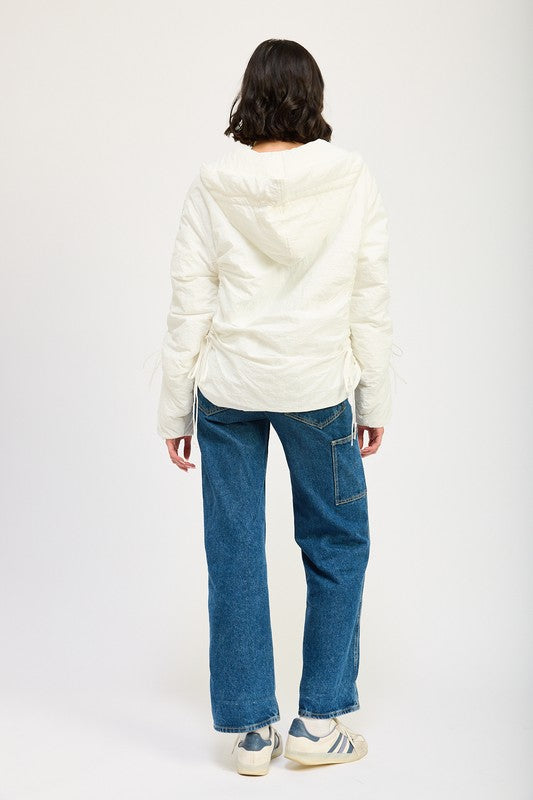 Emory Park Ruched Puff Jacket