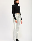 Emory Park Metallic Flared Pants