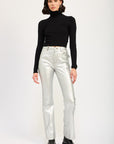 Emory Park Metallic Flared Pants