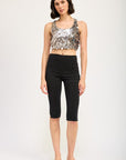 Emory Park Sequin Racer Back Top