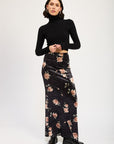 Emory Park High Waist Maxi Pencil Skirt