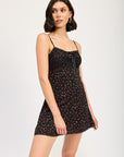 Emory Park Lace Trim Slip Dress