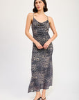 Emory Park Slight Cowl Maxi Dress with Open Back