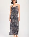 Emory Park Slight Cowl Maxi Dress with Open Back