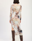 Emory Park Long Sleeve Maxi Dress with Slit