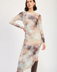 Emory Park Long Sleeve Maxi Dress with Slit